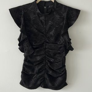 BCBG formal sleeveless blouse